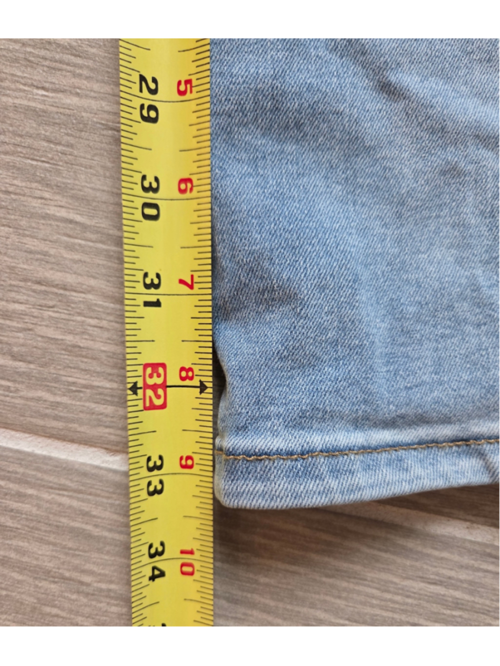 Women's Fashion Nova Blue Cargo Straight Leg Jeans Size 3 - Picture 6 of 6